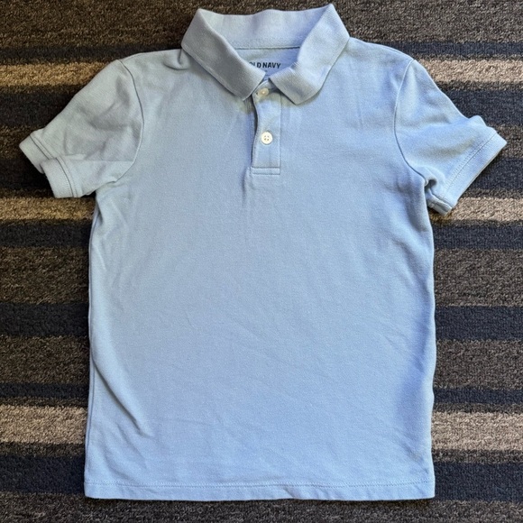 Old Navy Light Blue Kids Polo Shirt Size 5 - Picture 1 of 3